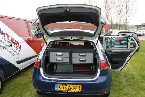 Bilindretning til golf