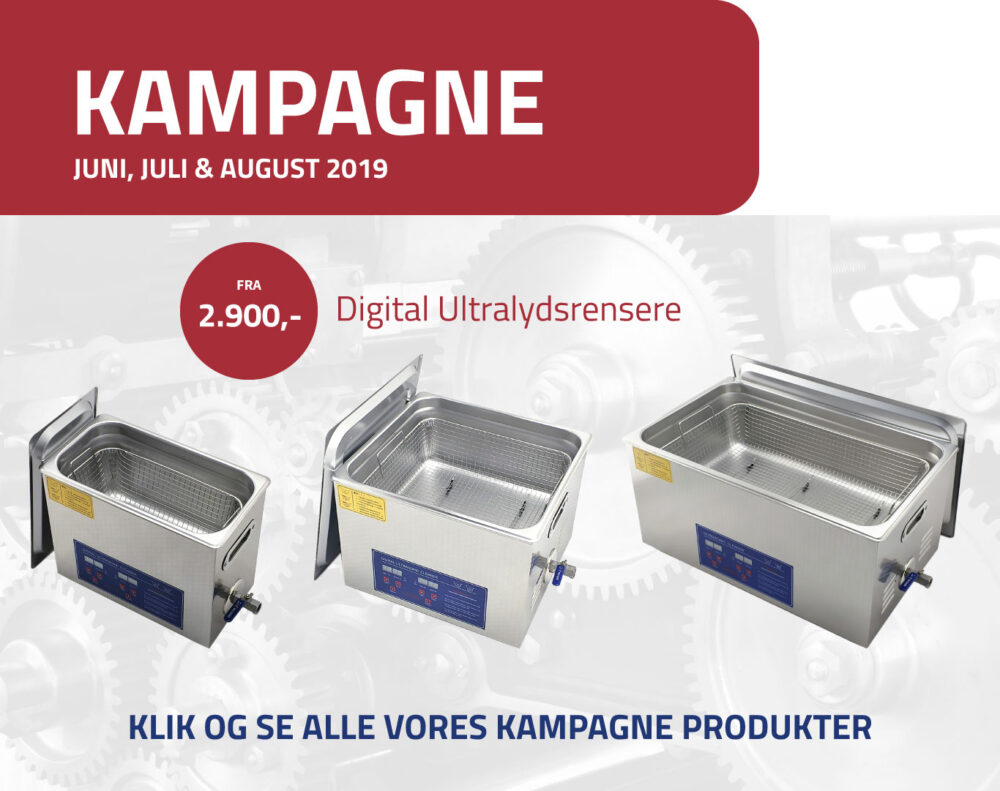 Jens Linde Kampagne Rensemaskiner - Juni-Juli-August 2019